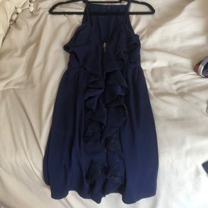 Navy blue formal dress